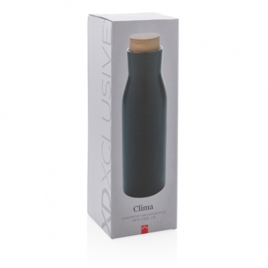 Logotrade advertising product picture of: Clima leakproof vacuum bottle with steel lid