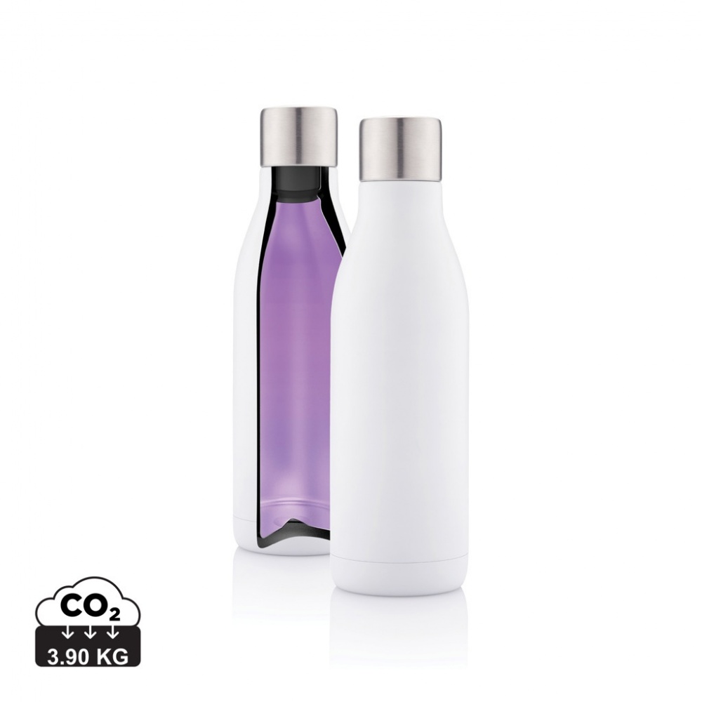 Logotrade promotional giveaway picture of: UV-C steriliser vacuum stainless steel bottle