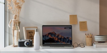 Logotrade corporate gift image of: UV-C steriliser vacuum stainless steel bottle