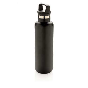 Logo trade advertising products image of: Vacuum insulated leak proof standard mouth bottle