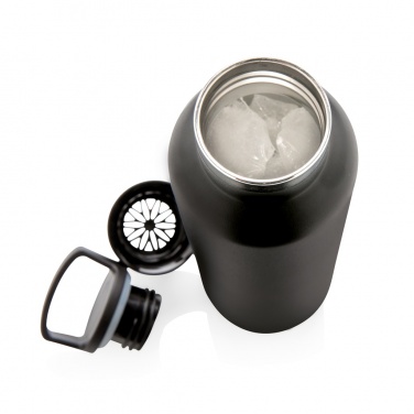 Logo trade promotional gifts picture of: Vacuum insulated leak proof standard mouth bottle