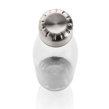 Logo trade promotional item photo of: Leakproof water bottle with stainless steel lid