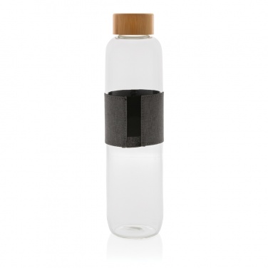 Logotrade corporate gift image of: Impact borosilicate glass bottle with bamboo lid