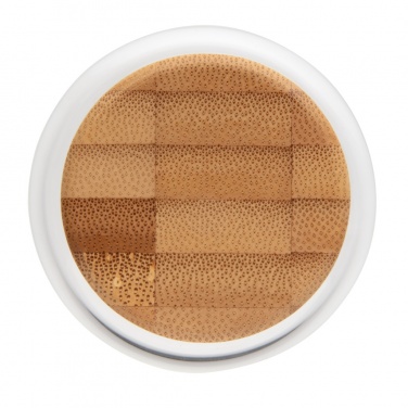 Logotrade promotional merchandise picture of: Impact borosilicate glass bottle with bamboo lid