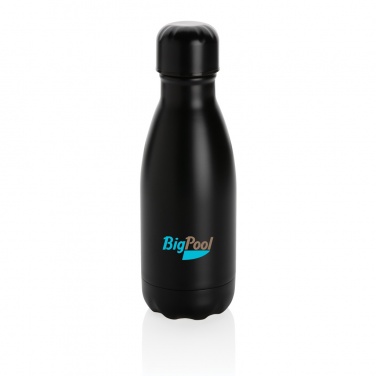Logotrade promotional giveaway image of: Solid colour vacuum stainless steel bottle 260ml