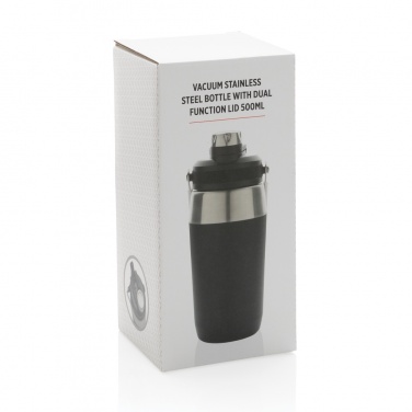 Logotrade corporate gifts photo of: Vacuum stainless steel dual function lid bottle 500ml