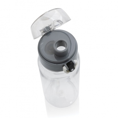 Logo trade promotional giveaways image of: Yide RCS Recycled PET leakproof lockable waterbottle 600ml