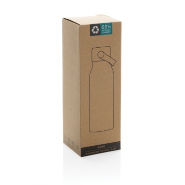 Logo trade advertising products picture of: Pluto RCS Certified recycled aluminium bottle 680ml