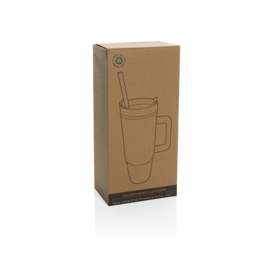 Logo trade corporate gifts image of: Tana RCS plastic tumbler with handle 900ml