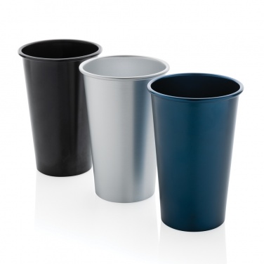 Logo trade promotional products picture of: Alo RCS recycled aluminium lightweight cup 450ml