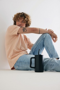 Logo trade promotional gift photo of: Cube RCS certified recycled steel mug 800ml