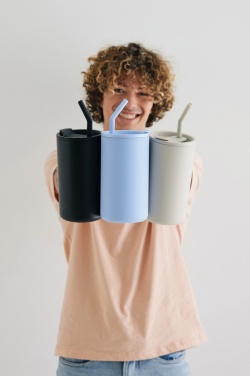 Logotrade corporate gift image of: Cube RCS certified recycled steel mug 800ml