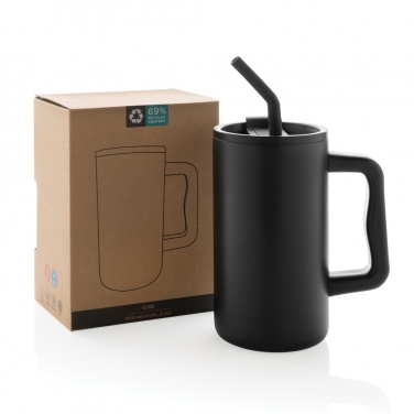 Logotrade promotional merchandise photo of: Cube RCS certified recycled steel mug 800ml