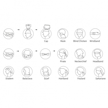 Logotrade promotional item picture of: Multifunctional scarf