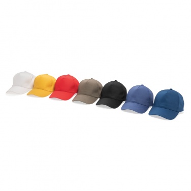 Logotrade corporate gift picture of: Impact 5panel 280gr Recycled cotton cap with AWARE™ tracer