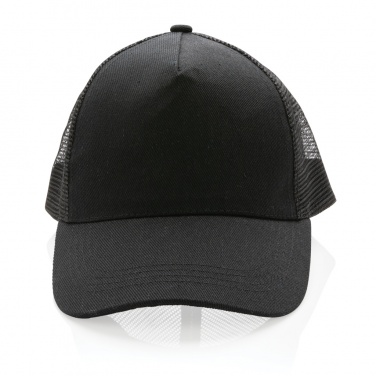 Logotrade advertising products photo of: Impact AWARE™ Brushed rcotton 5 panel trucker cap 190gr