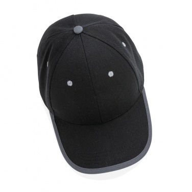 Logo trade promotional item photo of: Impact AWARE™ Brushed rcotton 6 panel contrast cap 280gr