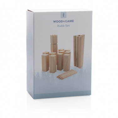 Logotrade promotional item image of: Wooden kubb set