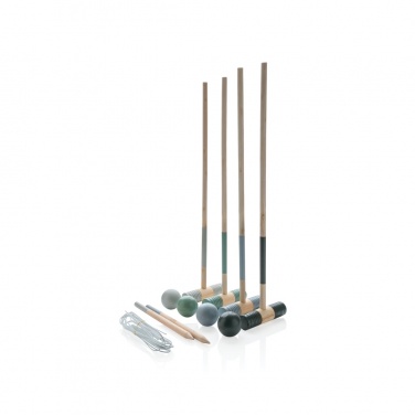 Logotrade promotional giveaway picture of: Wooden croquet set