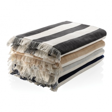 Logo trade promotional giveaway photo of: Ukiyo Yukari AWARE™ XL deluxe beach towel 100x180cm