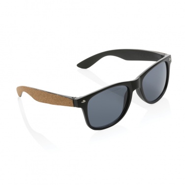 Logotrade promotional product picture of: GRS recycled PC plastic sunglasses with cork