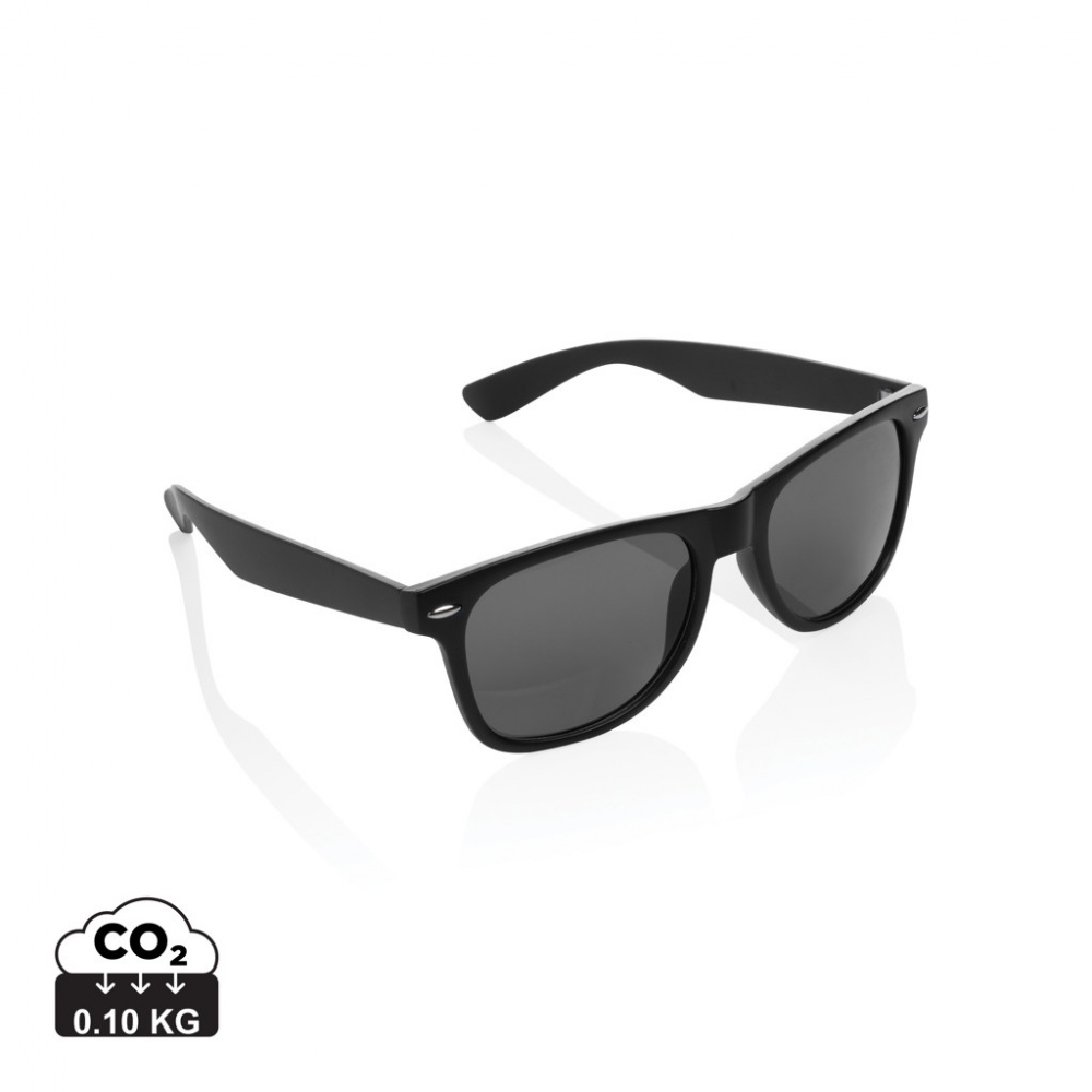Logotrade promotional item picture of: GRS recycled PC plastic sunglasses