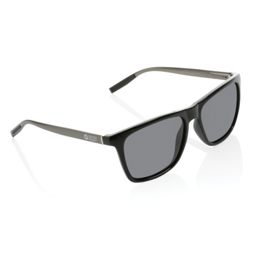 Logo trade promotional gifts picture of: Swiss Peak RCS rplastic polarised sunglasses