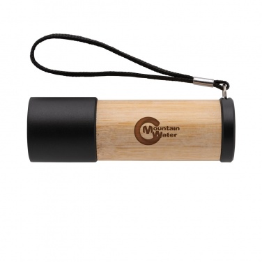 Logotrade promotional giveaway picture of: Bamboo and RCS certfied recycled plastic torch