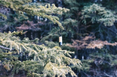 Logo trade promotional merchandise image of: Bamboo and RCS certfied recycled plastic torch