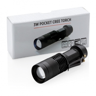 Logotrade promotional merchandise picture of: 3W pocket CREE torch