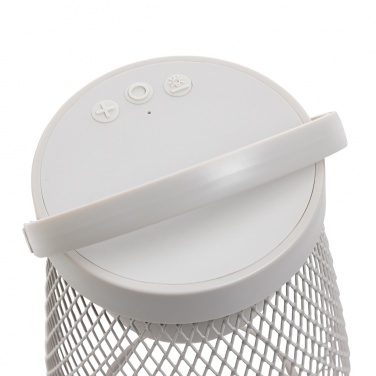 Logo trade promotional merchandise picture of: Aurora RCS recycled plastic USB re-chargeable table lamp