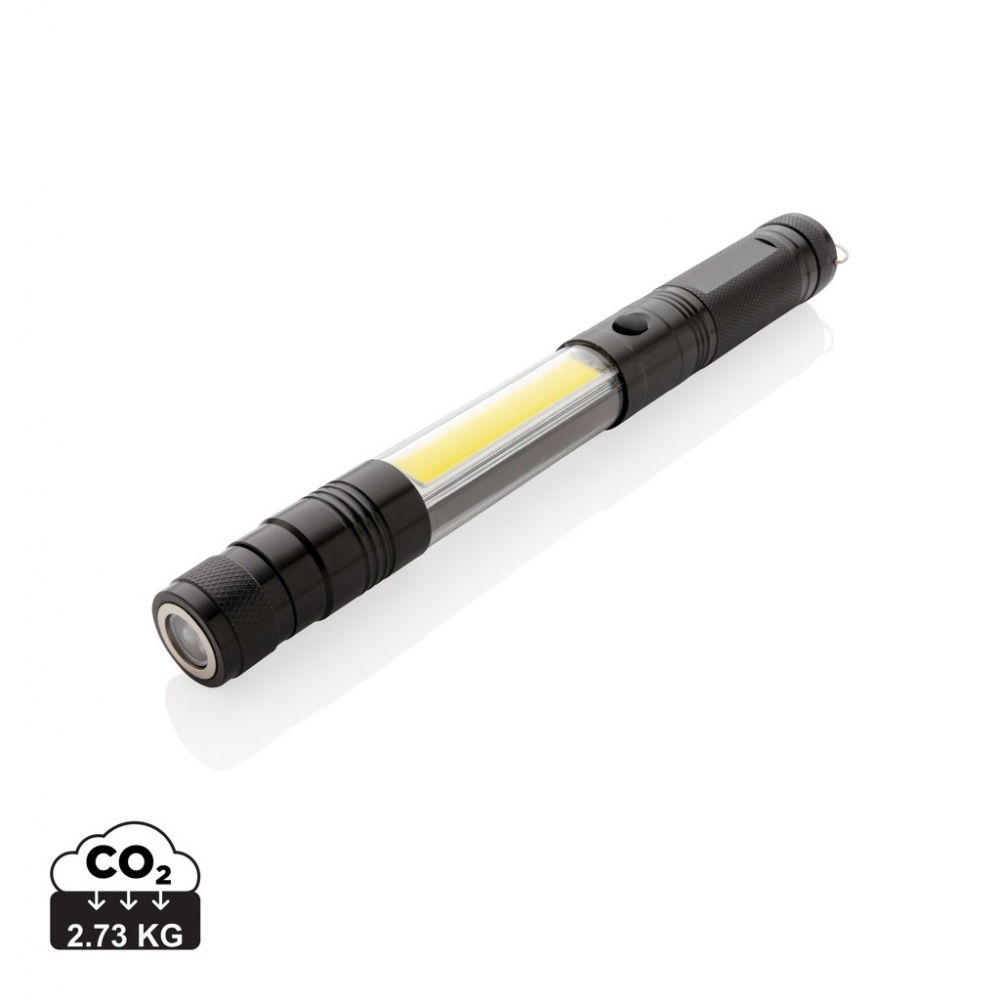 Logo trade advertising products picture of: Large telescopic light with COB