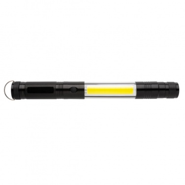 Logo trade promotional giveaways image of: Large telescopic light with COB