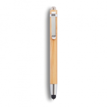 Logo trade promotional giveaways picture of: Bamboo stylus pen