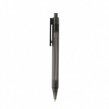 Logo trade advertising products image of: GRS RPET X8 transparent pen