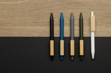 Logo trade advertising products picture of: GRS RABS pen with bamboo clip