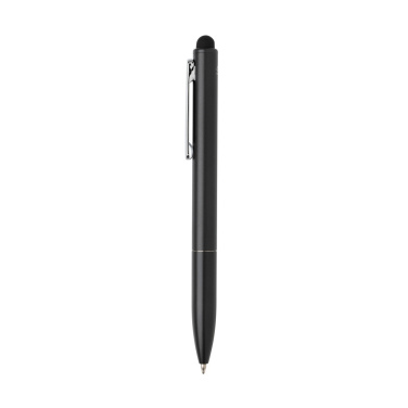 Logo trade promotional gifts image of: Kymi RCS certified recycled aluminium pen with stylus