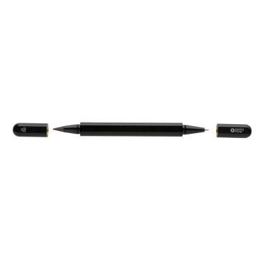 Logo trade promotional items picture of: Swiss Peak Storm RCS recycled aluminum dual tip pen