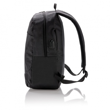 Logotrade promotional giveaway image of: Power USB laptop backpack