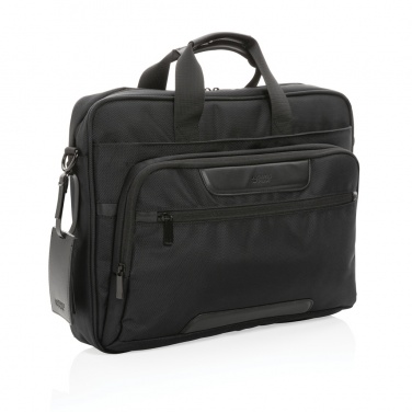 Logo trade advertising products picture of: Swiss Peak AWARE™ RPET Voyager 15.6" laptop bag