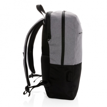 Logotrade promotional merchandise photo of: Modern 15.6" USB & RFID laptop backpack PVC free
