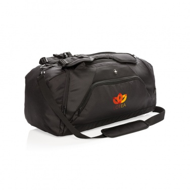 Logo trade promotional giveaways picture of: Swiss Peak RFID sports duffel & backpack