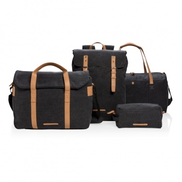 Logo trade promotional giveaways picture of: Canvas travel/weekend bag PVC free