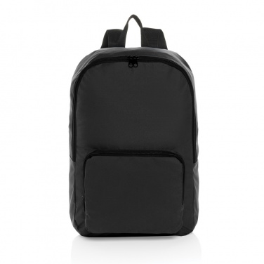 Logotrade promotional gift picture of: Dillon AWARE™ RPET foldable classic backpack