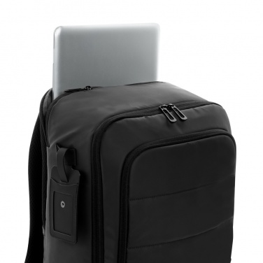 Logo trade promotional merchandise image of: Armond AWARE™ RPET 15.6 inch deluxe laptop backpack