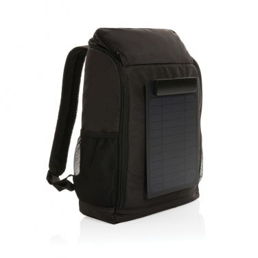 Logotrade corporate gift image of: Pedro AWARE™ RPET deluxe backpack with 5W solar panel