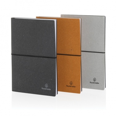 Logotrade promotional products photo of: A5 recycled leather notebook