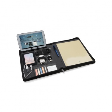 Logo trade promotional giveaways picture of: Tech portfolio with powerbank