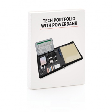 Logotrade business gift image of: Tech portfolio with powerbank