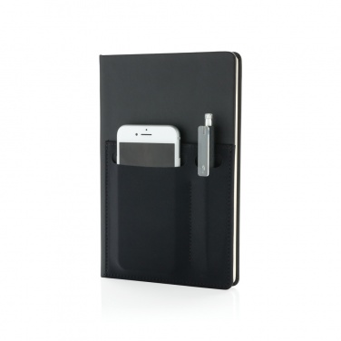 Logotrade promotional merchandise image of: A5 Deluxe notebook with smart pockets